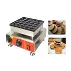 25 Holes Commercial Electric Pancake Machine 110V Stainless steel Waffle Maker