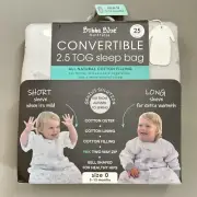 BUBBA BLUE Convertible 2.5Tog Sleep Bag Baby size 0 (3-12m) GREY