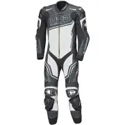 Slade II Black White 1PC Leather Motorcycle Suit