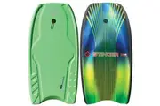 Redback Stinger 42" Bodyboard Beach Surf Board Slick Bottom Crescent Tail Lime