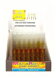 ***NEW ITEM!!*** 42-Count MANAROMA® Pen-Clip Mist Atomizers -- "COOL BREEZE"
