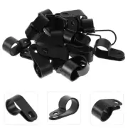 50pcs Rope Light Clip Ethernet Cable Clip Coax Tv Cable Wire Holder For Wall