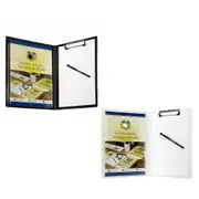 Marbig Insert Clip Folder with Expanding Pocket - Black