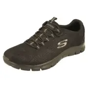 Ladies Skechers Textile Elasticated Lace Trainer Take Charge 12407