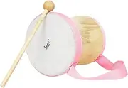 SECFOU Handmade Wooden Drum Educational Percussion Instrument for Boys and Girls Sheepskin Mallet Music Instrument for Teens