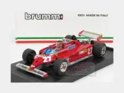 1:43 BRUMM Ferrari F1 126Ck #27 Win.Montecarlo 1981 Villeneuve +Figure R367-CH M
