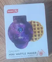 Dash Galaxy Mini Waffle Maker 4" Non-Stick Surface New In Box