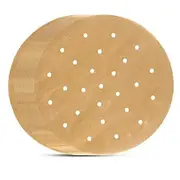 19cm 100p Round Air Fryer LinersBamboo Steamer Liners for Air Fryer Steaming Basket