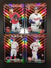 2024 Topps Update Holiday Foil LOT Kyle Manzardo RC #US337 / Williams 294 EXT. 4