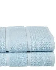 Apollo Towels Set of 2 Turkish Waffle Terry Bath Towels