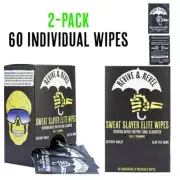 Shower Face & Body Wipes flushable Clean Skincare 30 wipes per box - 2 pack