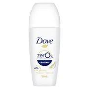 Dove Womens Zero Aluminium Roll On Original 50ml