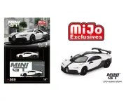 Mini GT Bugatti Chiron Pur Sport White LHD 1:64 Model Car MGT00569-P11