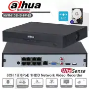 Dahua NVR4108HS-8P-EI 8CH 8PoE NVR 16MP AI WizSense Network Video Recorder