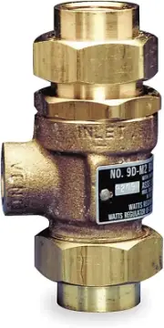 Brass Tubular #9D-M3 1/2" Backflow Preventer for Reliable Water Flow Control