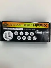 Universal Socket, 3Pcs Multi-Function 1/4"-3/4" 7mm-19mm Adapter Set New