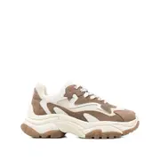 [Ash] Ash Addict Suede Panelled Chunky Sneakers 37 IT BROWN/NEUTRALS