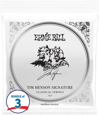 Ernie Ball Tim Henson Signature Classical Guitar Strings (3 Pack), .024-.042
