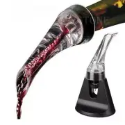 Travel Essential Red Wine Aerator Set Quick Aerating Pourer Decanter New