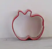 Wilton NEW Mini RED APPLE Metal COOKIE Pie PASTRY Crust CUTTER 1.5" x 1.5"