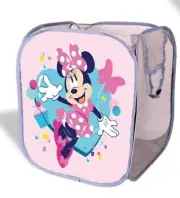 New-Disney Junior-Minnie Mouse- Pop Up Storage Hamper-12x12x14-Folds Flat-ages3+