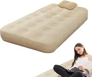Inflatable Beds for Adults | Camping Inflating Mattress Bed Twin Built-in Pump - Automatic Blowing Portable Folding Sleeping Pad for Hiking