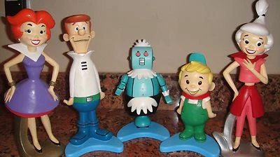 WARNER BROS FACTORY NEW!! JETSONS MAQUETTE STATUE Hanna-Barbera 1996