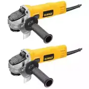 DEWALT Angle Grinder 15.4"Wx6.1"H Corded Power Tool Spindle Lock Yellow(2 Pack)