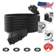 Weatherproof 50FT Extension Cord, 3 Outlets, 14 Gauge, Ready for Any Task