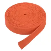 3/4"(2cm) 10 Yard Cotton Twill Tape Cotton Ribbon Bias Binding Tape Light Orange