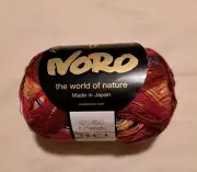 Noro World Of Nature Rare Kirameki Sock Yarn Knitting Crochet 1 Skein Warm Tones