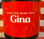 Share A Coke With Gina 2020 Personalized Coca Cola Bottle