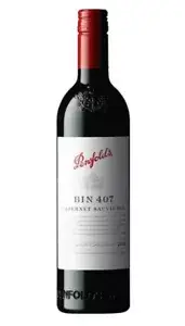 Penfolds Bin 407 Cabernet Sauvignon Red Wine SA 2018 (750mL)