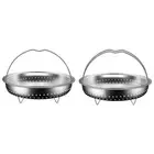Steamer Basket Stainless Steel Kitchen Accessory Rice Washer Multipurpose Cooker