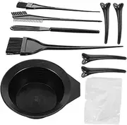 VICASKY 1 Set Professional Hair Coloring Kit with Mixing Bowl Hair Dye Brush Tinting Tools No Mess Durable Practical