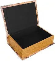 RORPOIR Retro Decorative Wooden Box Craft Storage Fake Book Adornment Vintage Book Shaped Box Perfect for Home Decor