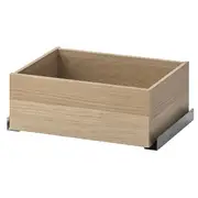 KOMPLEMENT Drawer, white stained oak effect, 50x35 cm