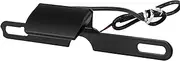 Universal Motorcycle License Plate Light CNC Aluminium Rear Tag Lamp 6 LED Tail Mount Lighting (Black)