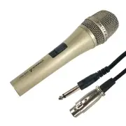 Unidirectional Wired Handheld Microphone Dynamic XLR Cable Mic For Metal Stage
