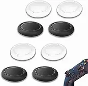 8 Stück Silikon Joystick Kappen für Switch, Ersatzabdeckung aus Silikon Thumb Grips,Einfache Installation Controller,Schwarze Griffabdeckungen einfache Installation, verbessertes Spielerlebnis