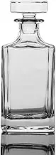 Square 26oz Whiskey Decanter with Glass Stopper