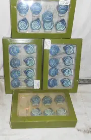 PFALTZGRAFF OCEAN BREEZE 3 3/4 SETS MINI SALT AND PEPPERS 15 PAIRS