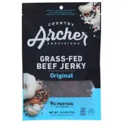 Jerky Beef Original 2.5 Oz By Country Archer