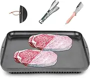 Defrosting Tray for Frozen Meat - Thawing Board With Blue Spatula - Defroster Plate