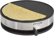 Electric Crepe Maker with 13” Nonstick Griddle for Eggs, Pancakes, Omelets and Q