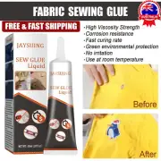 50ml Fabric Glue Permanent Waterproof Sew Glue Sewing Solution for Stitching D2