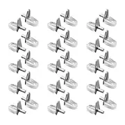 30 Pcs Shelf Supports Shelf Bracket Pegs Shelf Adjustable Shelving Brackets