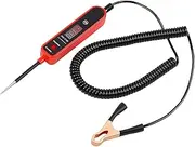 Automotive Electrical Tester Pen 4-60V DC High Precision Car Circuit Tester Portable Car Short Circuit Finder for Automotive..(Gules)