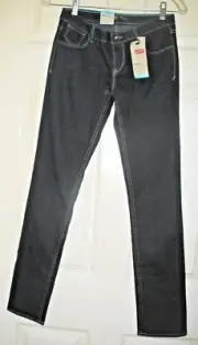 NWT Girls 14 LEVI'S Dark Wash Skinny Stretch Blue Jeans 28 W x 29 L Macy's $40