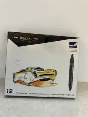 Prismacolor Premier Art Markers. Double Tipped. Chiseled/Fine. 12 Ct. New In Box
